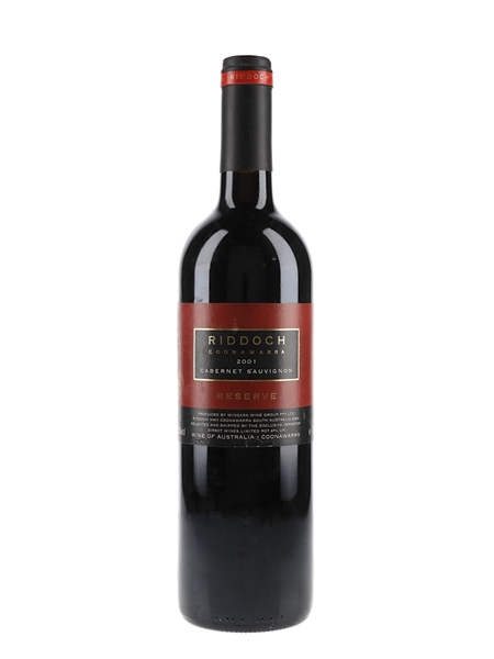 Riddoch Coonawarra Reserve Cabernet Sauvignon 2001  75cl / 13.5%