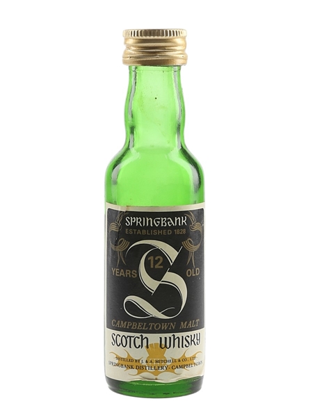 Springbank 12 Year Old Bottled 1980s 5cl / 46%