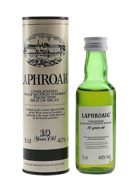 Laphroaig 10 Year Old Bottled 1980s-1990s - Pre Royal Warrant 5cl / 40%