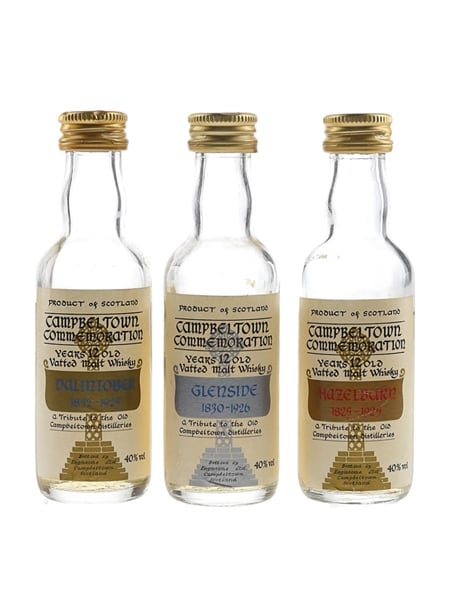 Campbeltown Commemorative 12 Year Old Dalintober, Glenside & Hazelburn 3 x 5cl / 40%