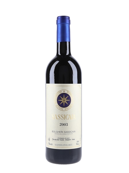 Bolgheri Sassicaia 2003  75cl / 14%