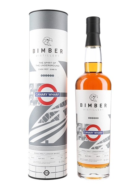 Bimber The Spirit Of The Underground - Canary Wharf Single Cask 298-9 70cl / 58.1%