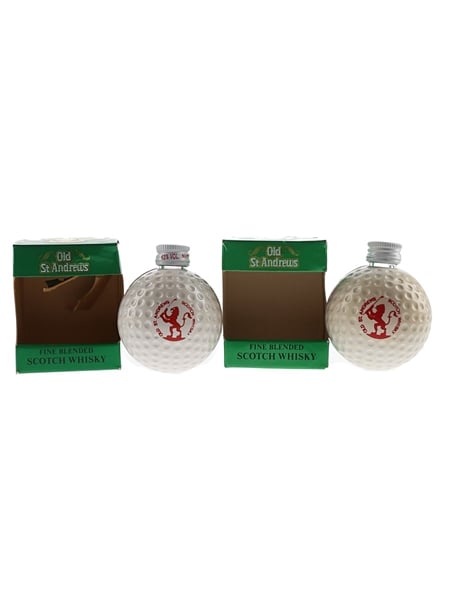 Old St Andrews Golf Ball Miniatures  2 x 5cl / 43%