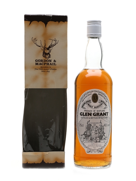 Glen Grant 33 Year Old Gordon & MacPhail 75cl / 40%