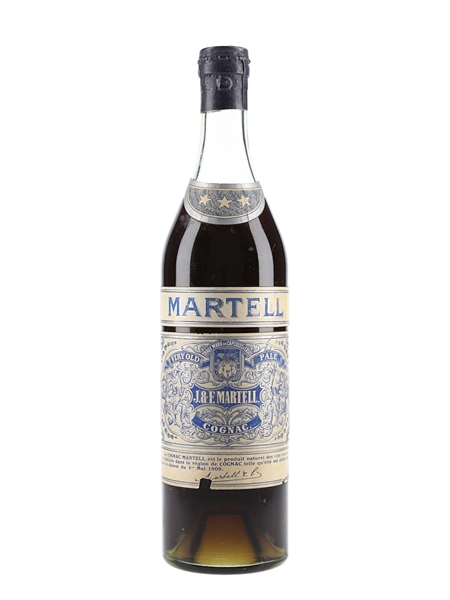 Martell 3 Star Spring Cap Bottled 1950s 70cl