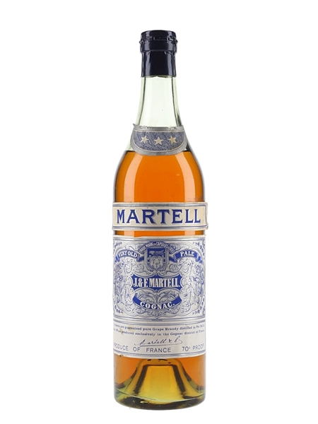 Martell 3 Star VOP Spring Cap Bottled 1950s-1960s 70cl / 40%