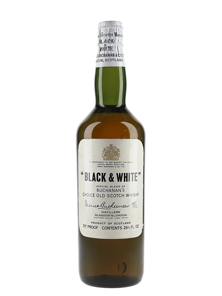 Buchanan's Black & White Spring Cap Bottled 1960s 75.7cl / 40%