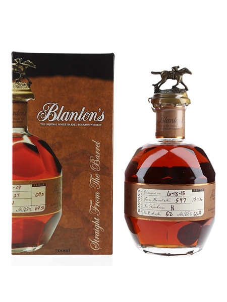 Blanton's Straight From The Barrel No. 547 Bottled 2018 70cl / 63.8%