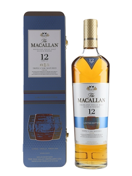 Macallan 12 Year Old Triple Cask Matured Limited Edition 70cl / 40%