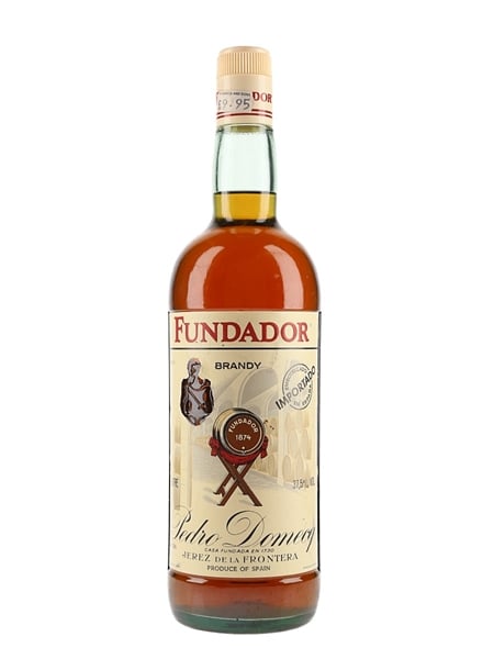 Pedro Domecq Fundador Brandy Bottled 1980s 100cl / 37.5%