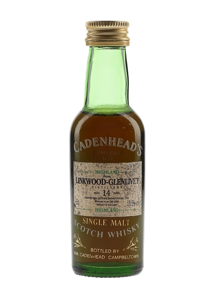 Linkwood Glenlivet 1979 14 Year Old Bottled 1993 - Cadenhead's 5cl / 58.5%