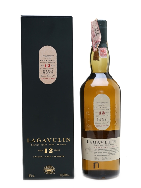 Lagavulin 12 Year Old Natural Cask Strength Special Releases 2002 - 1st Release 70cl / 58%