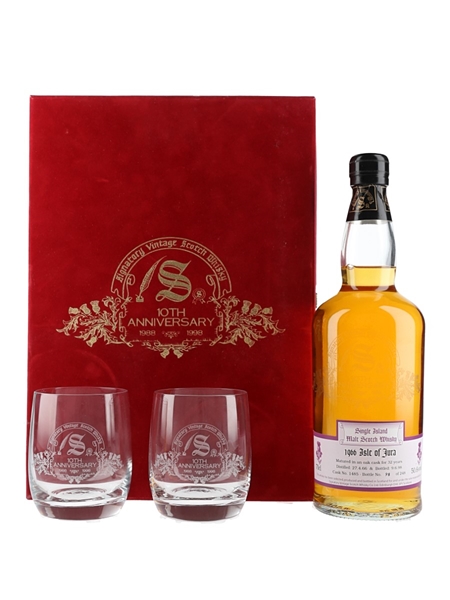 Isle Of Jura 1966 32 Year Old Gift Set 10th Anniversary - Signatory Vintage 70cl / 50.6%