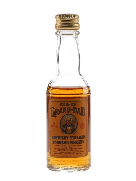 Old Grand Dad Bottled 1970s - W & A Gilbey 4.7cl / 43%