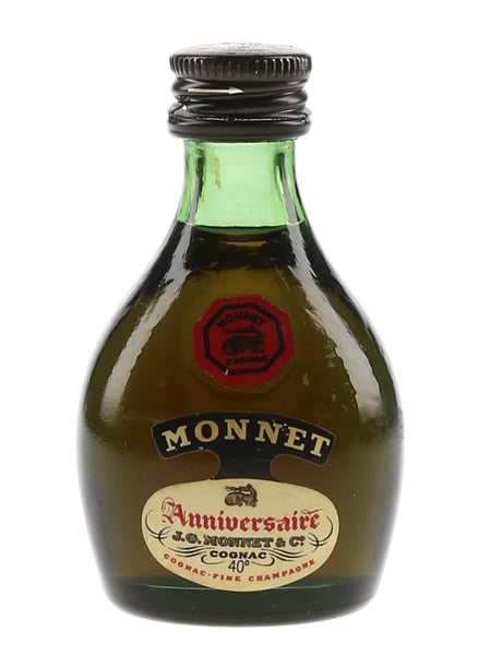 Monnet Anniversaire Cognac Bottled 1980s 3cl / 40%