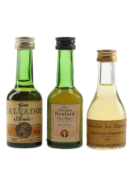 Anee, Boulard & Calvados Des Capucins  3 x 3cl / 40%