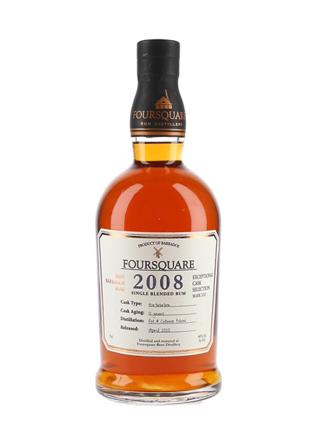 Foursquare 2008 12 Year Old Single Blended Rum Bottled 2020 - Exceptional Cask Selection Mark XIII 70cl / 60%