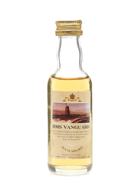 HMS Vanguard 10 Year Old Tim Morrison Fine Wines 5cl / 40%