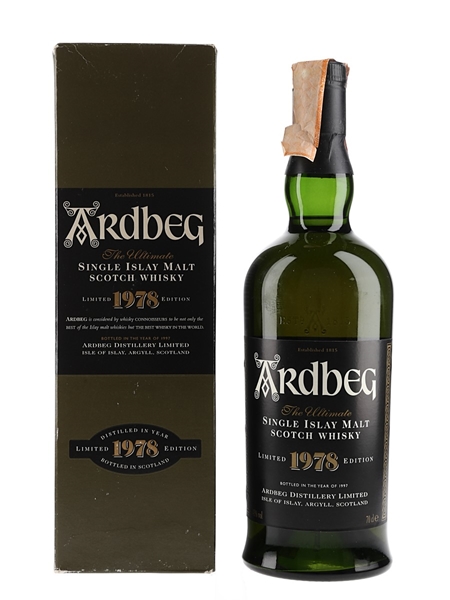 Ardbeg 1978 Limited Edition Bottled 1997 70cl / 43%