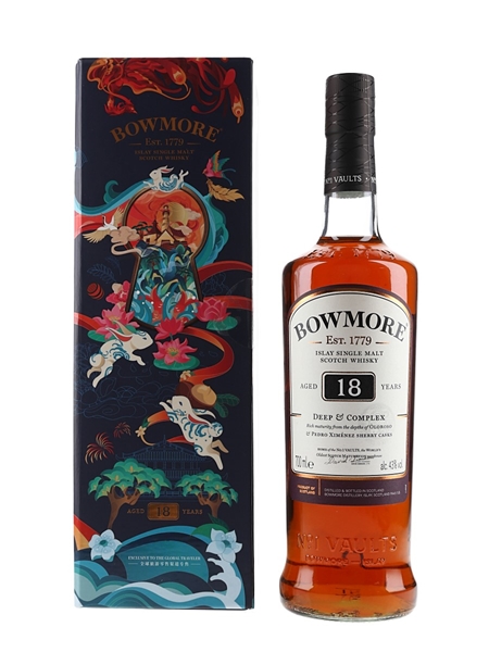 Bowmore 18 Year Old Deep & Complex - Exclusive To The Global Traveller 70cl / 43%