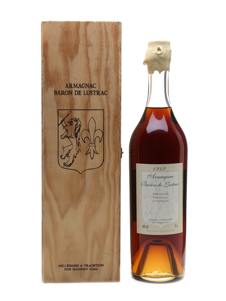 Baron De Lustrac 1949 Armagnac  70cl / 40%