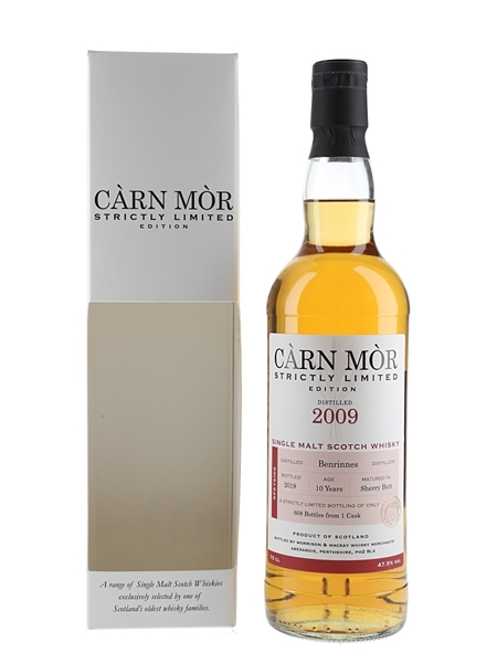 Benrinnes 2009 10 Year Old Carn Mor Bottled 2019 - Morrison & Mackay 70cl / 47.5%