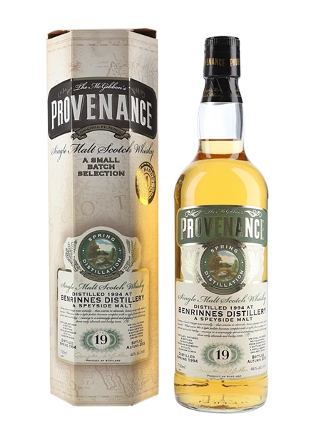 Benrinnes 1994 19 Year Old Provenance Bottled 2013 - McGibbon's 70cl / 46%