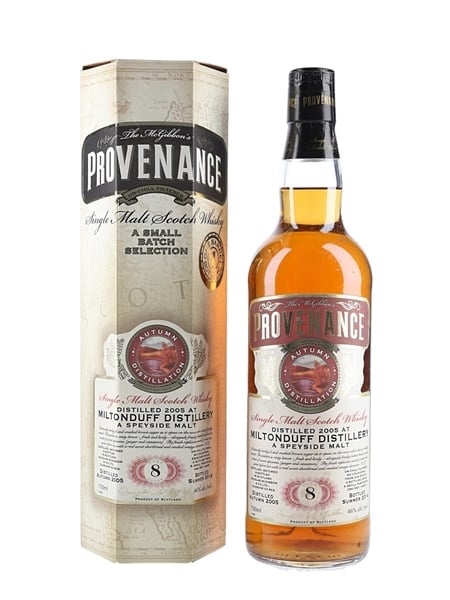 Miltonduff 2005 8 Year Old Provenance Bottled 2014 - McGibbon's 70cl / 46%