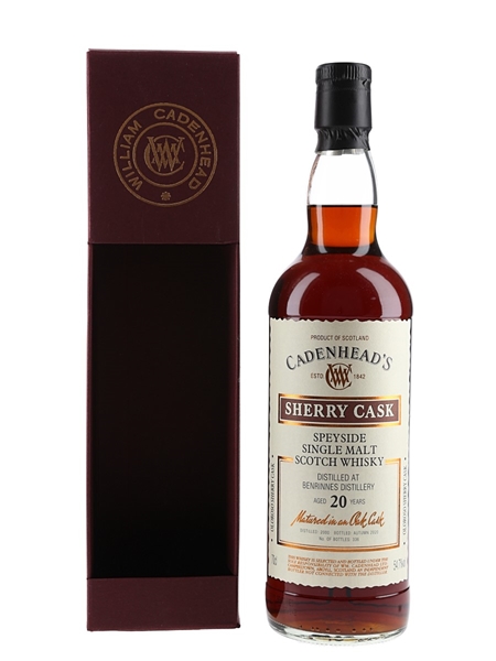 Benrinnes 2000 20 Year Old Bottled 2020 - Cadenhead's 70cl / 54.7%