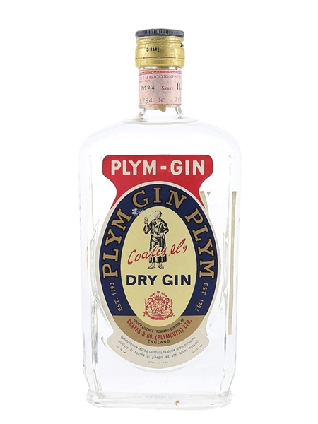 Coates & Co. Plym Gin Bottled 1960s-1970s - Stock 75cl / 46%