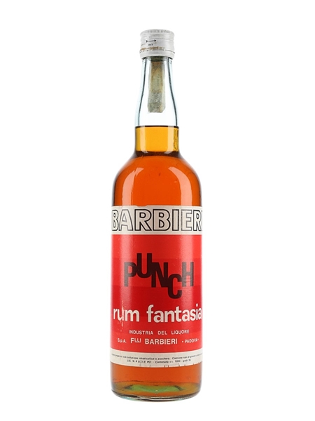 Barbieri Punch Rum Fantasia Bottled 1970s 100cl / 35%