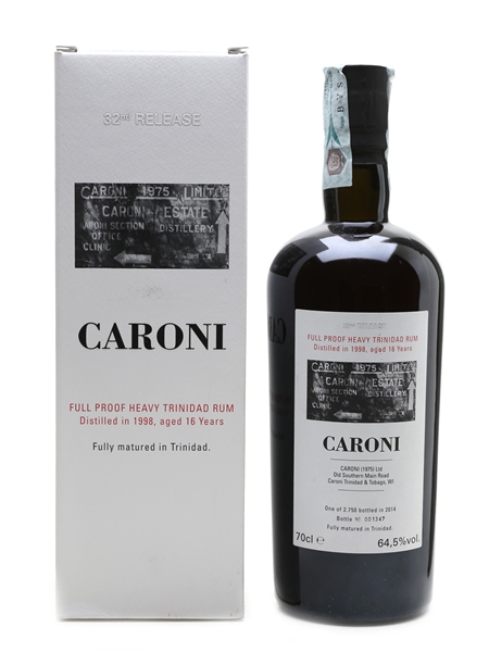 Caroni 1998 Full Proof Heavy Trinidad Rum 16 Year Old - Velier 70cl / 64.5%