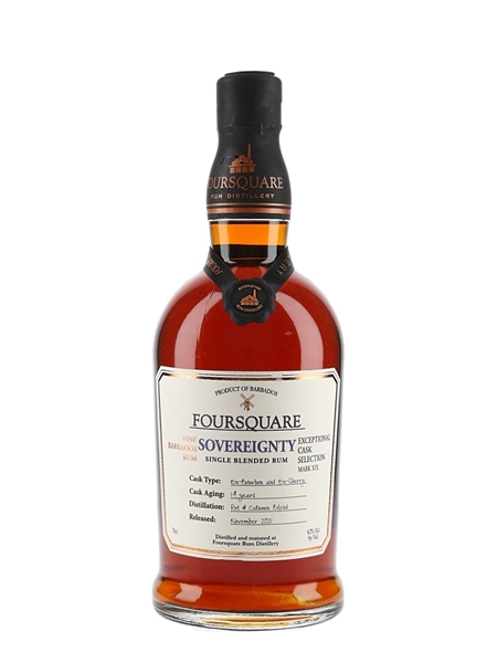 Foursquare Sovereignty 14 Year Old Bottled 2021 - Exceptional Cask Selection Mark XIX 70cl / 62%