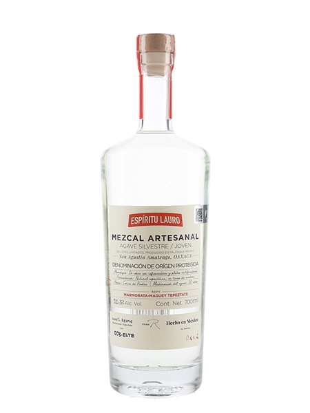 Espiritu Lauro Mezcal Artesanal Joven Marmorata-Maguey Tepeztate Agave 70cl / 51.2%