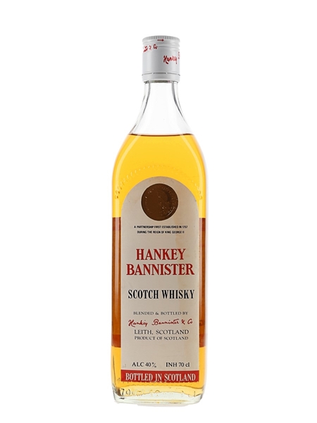 Hankey Bannister Bottled 1980s-1990s - DC Products 70cl / 40%