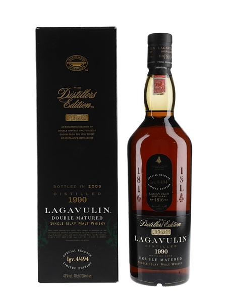 Lagavulin 1990 Distillers Edition Bottled 2006 70cl / 43%