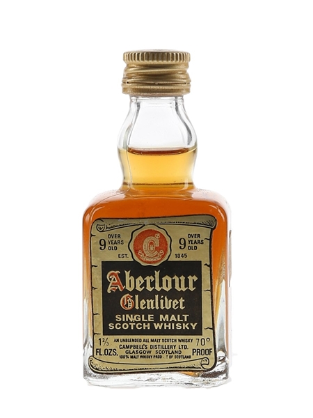 Aberlour Glenlivet 9 Year Old Bottled 1970s 4.7cl / 40%