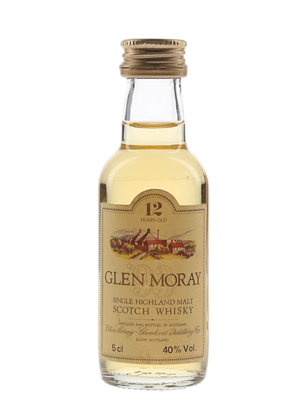 Glen Moray 12 Year Old Bottled 1980s-1990s 5cl / 40%