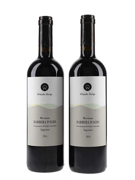 2016 Orlando Abrigo Mervisano Superiore Barbera D'Alba 2 x 75cl / 15%