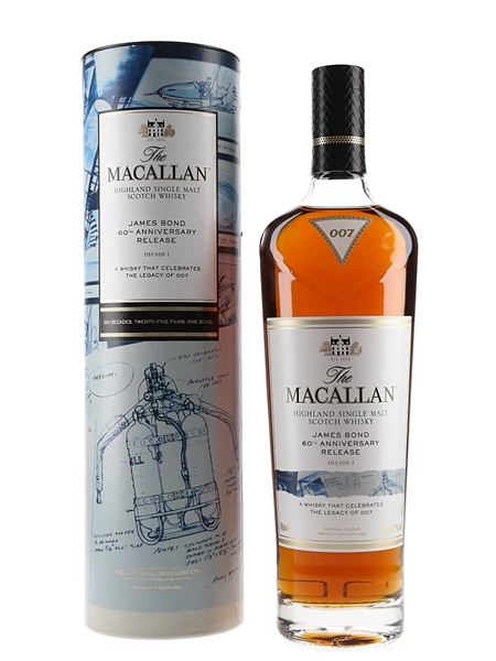 Macallan James Bond 60th Anniversary, Decade I 70cl / 43.7%