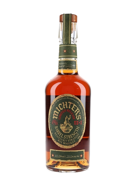 Michter's US*1 Barrel Strength Rye Whiskey Bottled 2021 70cl / 53.9%