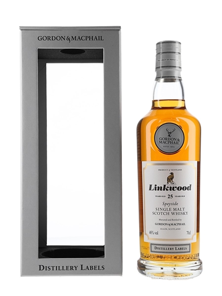 Linkwood 25 Year Old Distillery Labels Bottled 2022 - Gordon & MacPhail 70cl / 46%