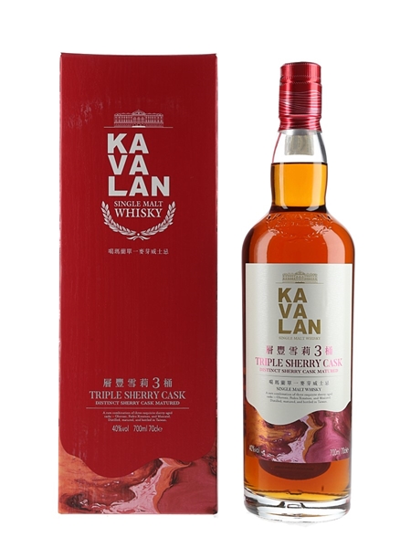 Kavalan Triple Sherry Cask Bottled 2021 70cl / 40%