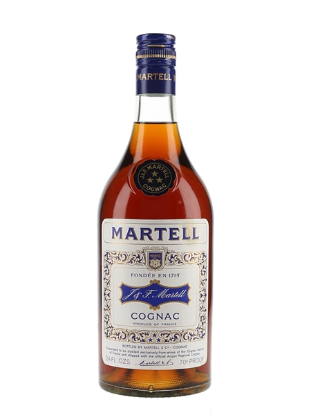 Martell 3 Star Bottled 1970s 68cl / 40%