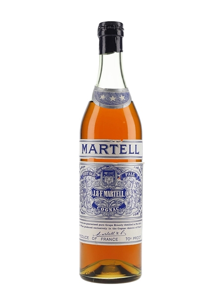 Martell 3 Star VOP Spring Cap Bottled 1950s 70cl / 40%