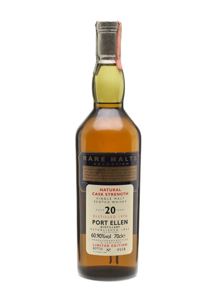 Port Ellen 1978 20 Year Old Bottled 1998 - Rare Malts Selection 70cl / 60.9%