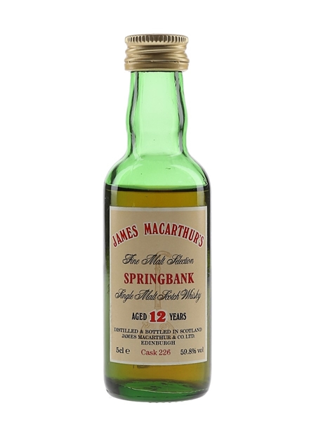 Springbank 12 Year Old Cask 226 James MacArthur's 5cl / 59.8%