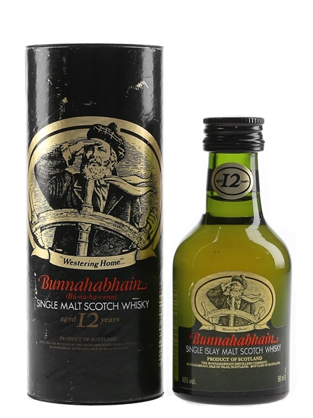 Bunnahabhain 12 Year Old Bottled 1980s 5cl / 40%