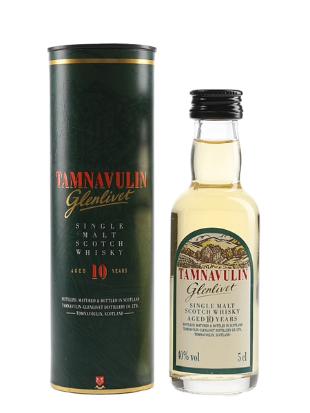 Tamnavulin Glenlivet 10 Year Old Bottled 1990s 5cl / 40%