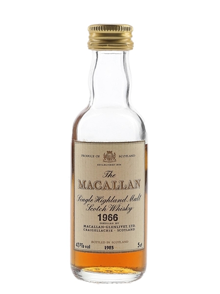 Macallan 1966 Bottled 1985 5cl / 43%